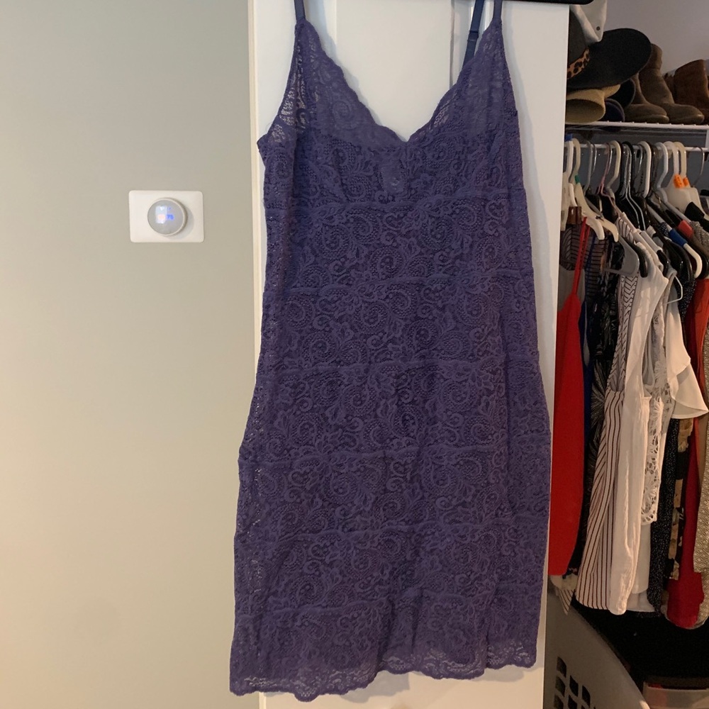 August Silk Purple Nighty